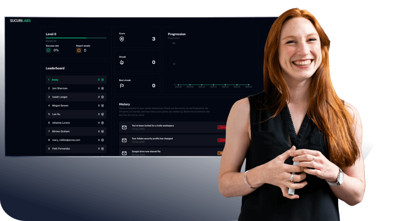 User dashboard